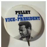 Vintage Pulley for President & Vice-President Campaign Buttons - Vintage SWP Pins