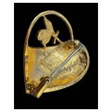 Vintage Butler Shriners Rhinestone Brooch