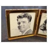Miniature Movie Star Photo Frame Set - Double Hinged