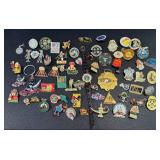 Vintage Shriners Memorabilia Collection - Pins, Medals & Watch