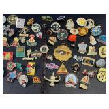 Vintage Shriners Memorabilia Collection - Pins, Medals & Watch