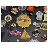 Vintage Shriners Memorabilia Collection - Pins, Medals & Watch