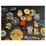 Vintage Shriners Memorabilia Collection - Pins, Medals & Watch
