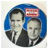 Nixon/Agnew Campaign Pins Lot - Vintage 1960s Buttons