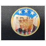 Vintage Lyndon B Johnson Political Campaign Pink Backs including a LBJ Vari-Vue Campaign Pin