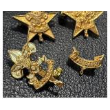 BSA Vintage Be Prepared Pins - Assorted Boy Scout Badges