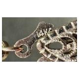 Vintage Pearl Necklace - 14K Clasp, 14-Inch Length