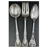 Vintage Alvin Sterling Chateau Rose 2-Piece Sterling Flatware Set - 1940 Pattern and Unique Sterling Silver Spoon