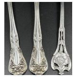 Vintage Alvin Sterling Chateau Rose 2-Piece Sterling Flatware Set - 1940 Pattern and Unique Sterling Silver Spoon