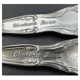 Vintage Alvin Sterling Chateau Rose 2-Piece Sterling Flatware Set - 1940 Pattern and Unique Sterling Silver Spoon