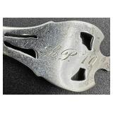 Vintage Alvin Sterling Chateau Rose 2-Piece Sterling Flatware Set - 1940 Pattern and Unique Sterling Silver Spoon