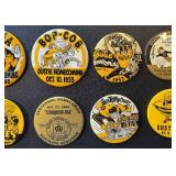 Gustavus Adolphus Homecoming Pins - Vintage 1952-1964, 3 to 3.5 in. (Lot of 8)