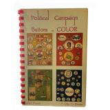 Vintage Reference Book on Political Buttons - Otha D. Wearin, Color Campaign Buttons