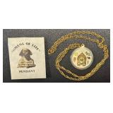 Vintage Omens of Life Pendant