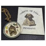 Vintage Omens of Life Pendant