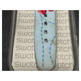 Swatch Butterfly Watch - Light-Blue Strap with Butterfly Motif, Swiss Quartz, 2004