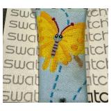 Swatch Butterfly Watch - Light-Blue Strap with Butterfly Motif, Swiss Quartz, 2004