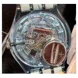 Swatch Butterfly Watch - Light-Blue Strap with Butterfly Motif, Swiss Quartz, 2004