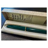 Parker Teal Vintage Fountain Pen - 14K Nib, Original Box