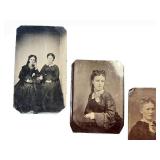 Four Antique Photograph Portraits