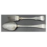 European Sterling Silver Flatware Set - A. Frisch & M. Ostby - Lot of 9 pieces