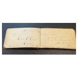 Autograph Album - Antique 1880s Inscriptions