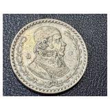 Vintage Mexico 1 Peso 1961 Coin