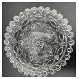 Antique Early American Pressed Glass Cup Plates - Lot of 4