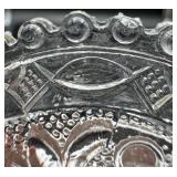 Antique Early American Pressed Glass Cup Plates - Lot of 4