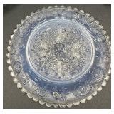 Antique Early American Pressed Glass Cup Plates - Assorted Lot of 4