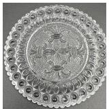 Antique Early American Pressed Glass Cup Plates - Assorted Lot of 4