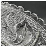 Antique Early American Pressed Glass Cup Plates - Assorted Lot of 4