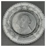 Antique Early American Pressed Glass Cup Plates - Lot of 4