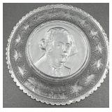 Antique Early American Pressed Glass Cup Plates - Lot of 4