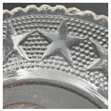 Antique Early American Pressed Glass Cup Plates - Lot of 4