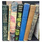 Collection of 19 Antique and Vintage Hardcover Books Assorted Titles