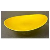 Set of 2 Vintage Redwing Pottery Bowls Yellow and Green