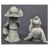 Vintage Hudson Pewter Figurines by Walli Ortman