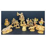 Fontanini Nativity Figurines - Depose Italy 1983 Group with Animals