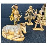 Fontanini Nativity Figurines - Depose Italy 1983 Group with Animals