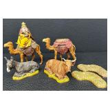 Fontanini Nativity Figures - Italy - 3" to 5 3/4"  Tall (Lot of 6)