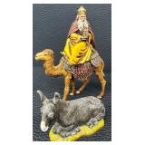 Fontanini Nativity Figures - Italy - 3" to 5 3/4"  Tall (Lot of 6)