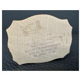 Four Piece Angel Set - Mary Wood-Carved Figure + Fontanini Depose Gloria Angels (Italy 1995-1996)