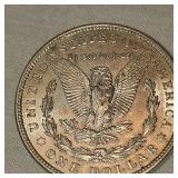 1921 Morgan  Dollar $1 AU, Very Nice