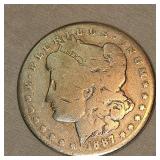 1887 S Morgan Dollar $1