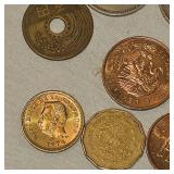 Lot of 10 Foreign Coins