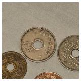 Lot of 10 Foreign Coins