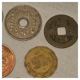 Lot of 10 Foreign Coins