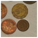 Lot of 10 Foreign Coins