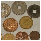 Lot of 10 Foreign Coins